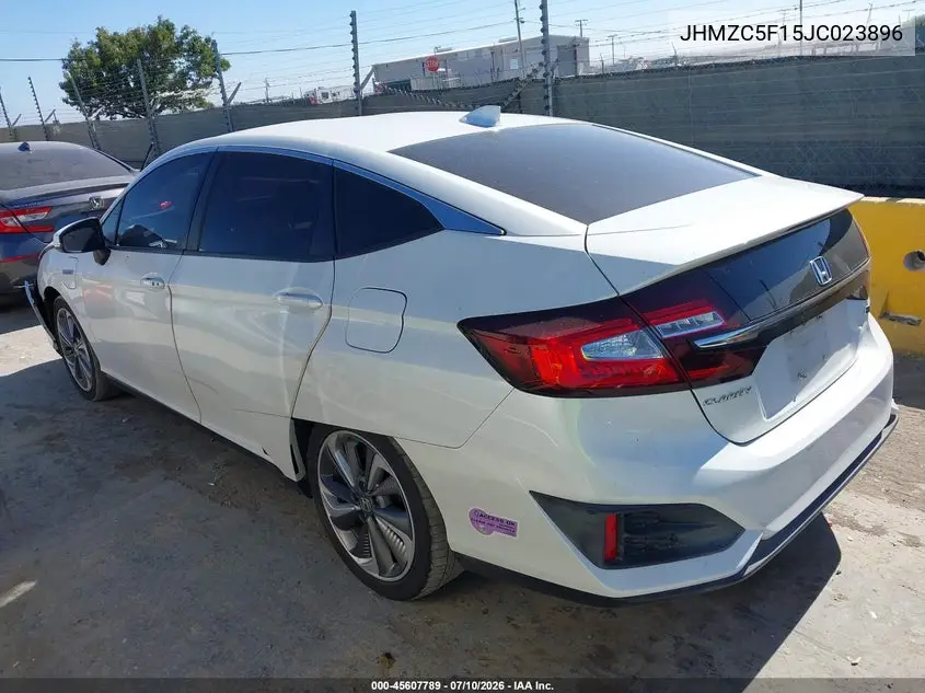 2018 Honda Clarity Plug-In Hybrid VIN: JHMZC5F15JC023896 Lot: 45607789