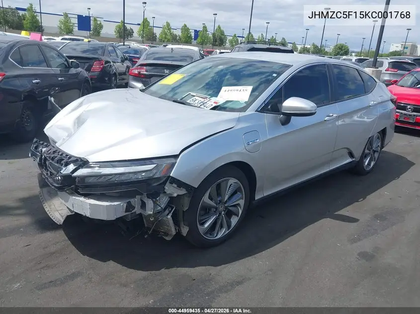 2019 Honda Clarity Plug-In Hybrid VIN: JHMZC5F15KC001768 Lot: 44959435