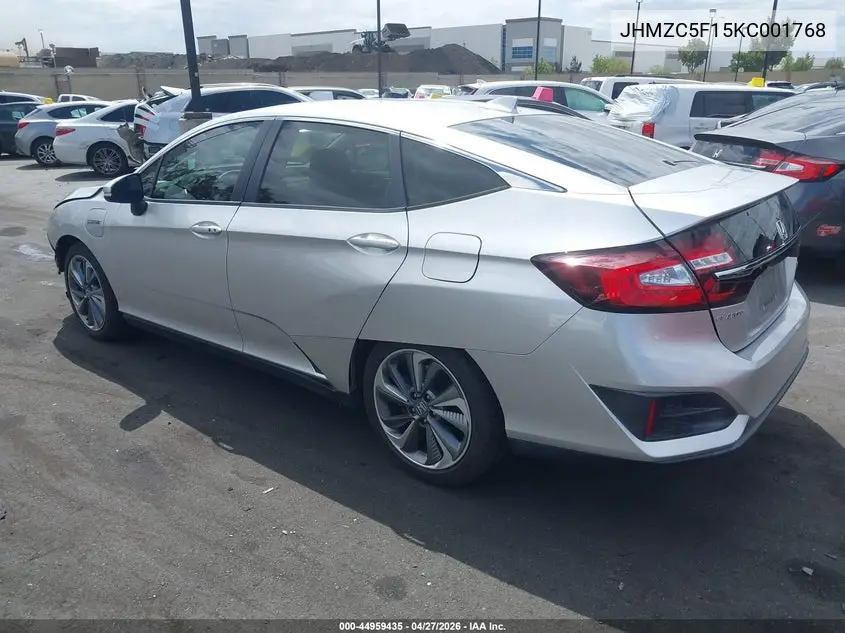 2019 Honda Clarity Plug-In Hybrid VIN: JHMZC5F15KC001768 Lot: 44959435