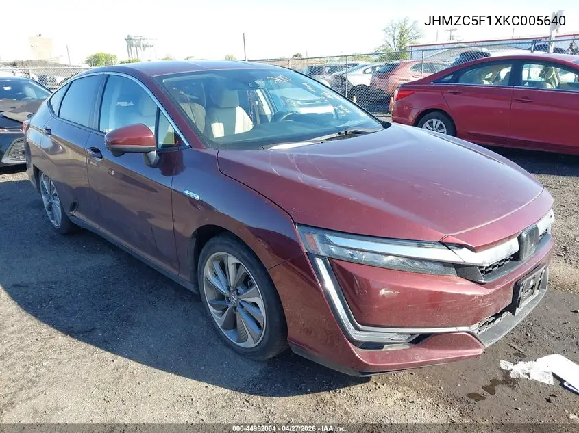 2019 Honda Clarity Plug-In Hybrid VIN: JHMZC5F1XKC005640 Lot: 44962004