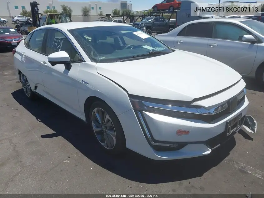 2019 Honda Clarity Plug-In Hybrid VIN: JHMZC5F18KC007113 Lot: 45161438