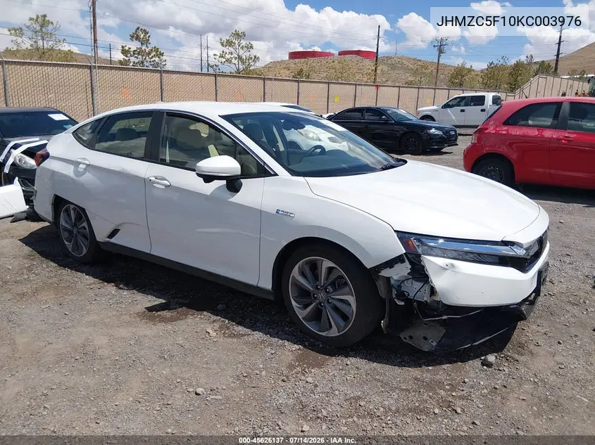 2019 Honda Clarity Plug-In Hybrid VIN: JHMZC5F10KC003976 Lot: 45626137