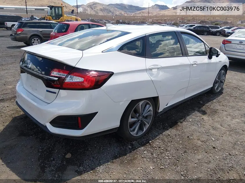2019 Honda Clarity Plug-In Hybrid VIN: JHMZC5F10KC003976 Lot: 45626137