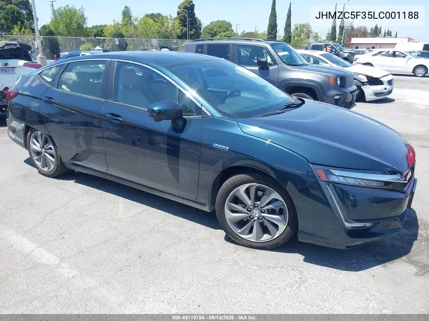 2020 Honda Clarity Plug-In Hybrid Touring VIN: JHMZC5F35LC001188 Lot: 45110784