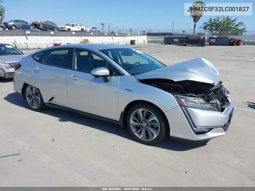 2020 Honda Clarity Plug-In Hybrid Touring VIN: JHMZC5F32LC001827 Lot: 45265091