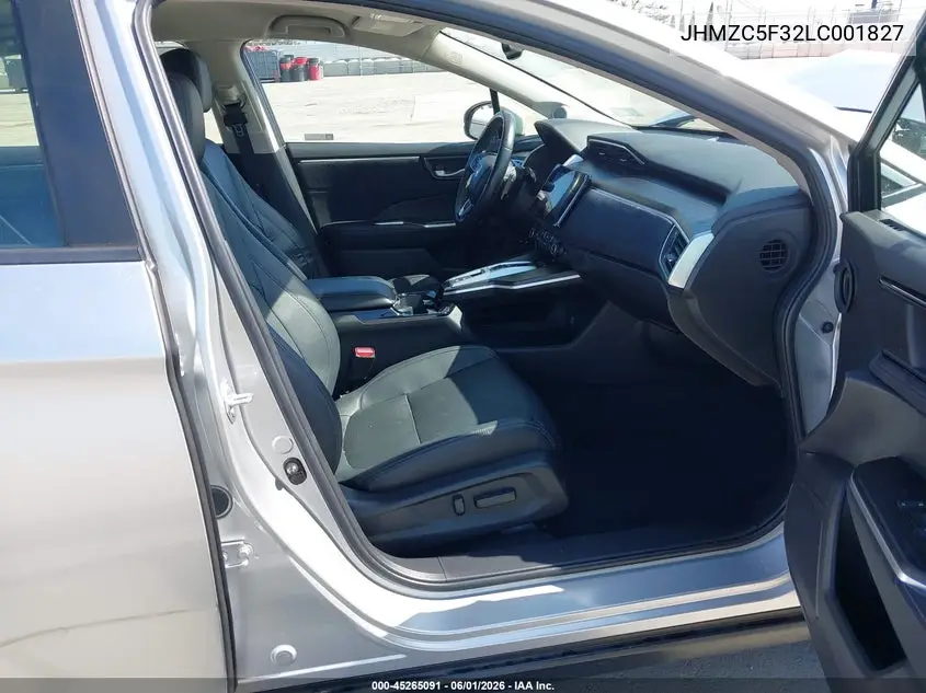 2020 Honda Clarity Plug-In Hybrid Touring VIN: JHMZC5F32LC001827 Lot: 45265091
