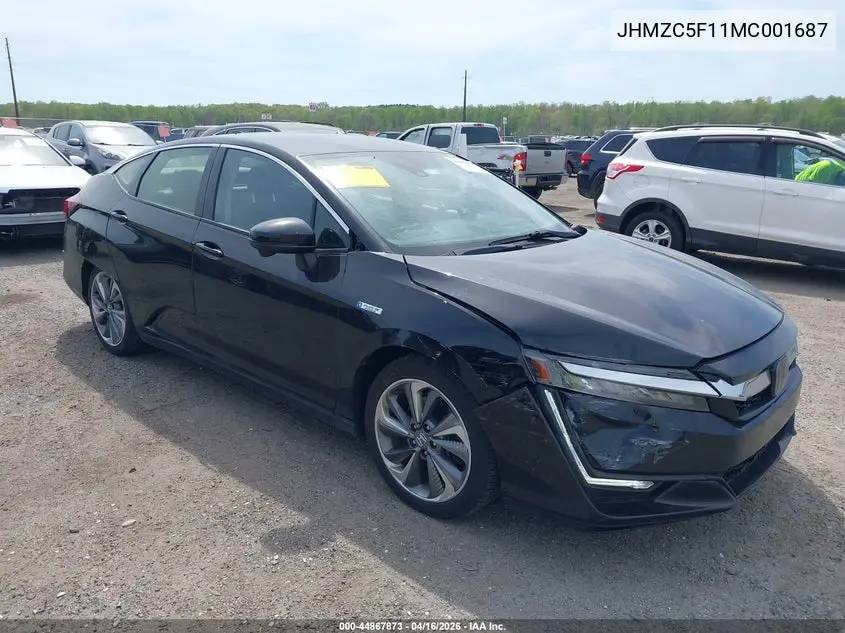2021 Honda Clarity Plug-In Hybrid VIN: JHMZC5F11MC001687 Lot: 44867873