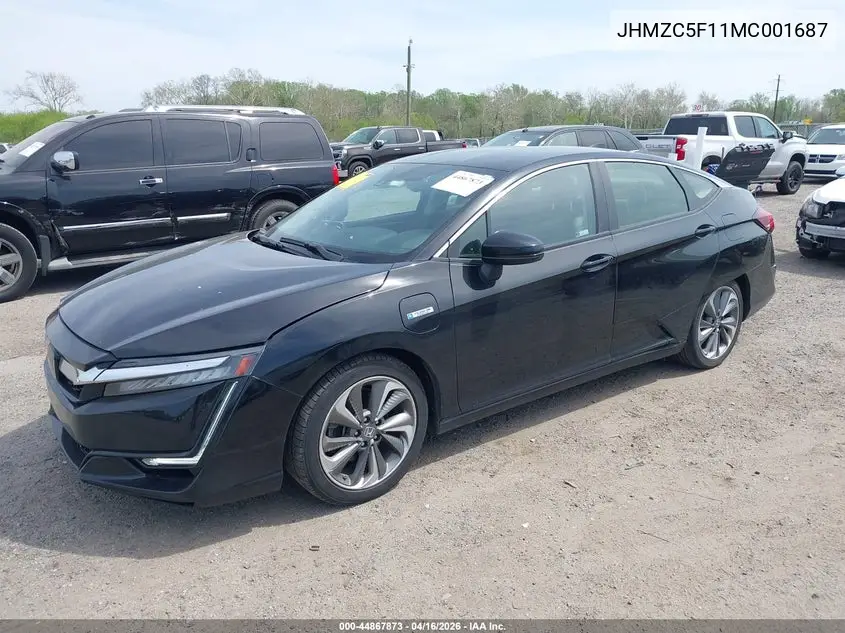 2021 Honda Clarity Plug-In Hybrid VIN: JHMZC5F11MC001687 Lot: 44867873