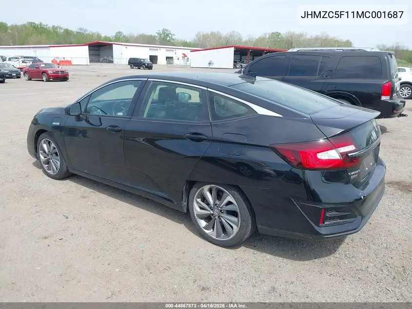 2021 Honda Clarity Plug-In Hybrid VIN: JHMZC5F11MC001687 Lot: 44867873