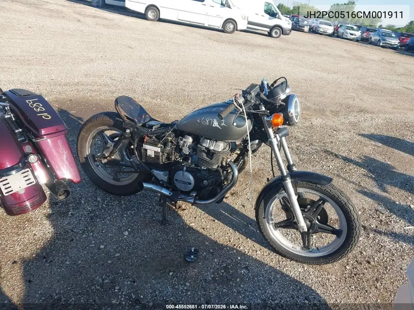 1982 Honda Cm450 C VIN: JH2PC0516CM001911 Lot: 45552681