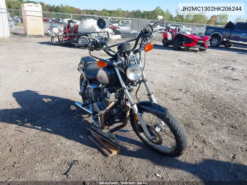 1987 Honda Cmx250 C VIN: JH2MC1302HK206244 Lot: 43374493