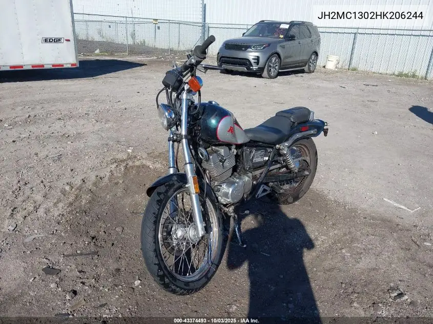 1987 Honda Cmx250 C VIN: JH2MC1302HK206244 Lot: 43374493