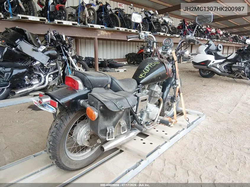 1987 Honda Cmx250 C VIN: JH2MC1307HK200987 Lot: 45609956