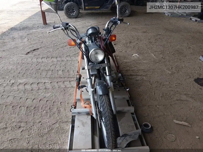 1987 Honda Cmx250 C VIN: JH2MC1307HK200987 Lot: 45609956