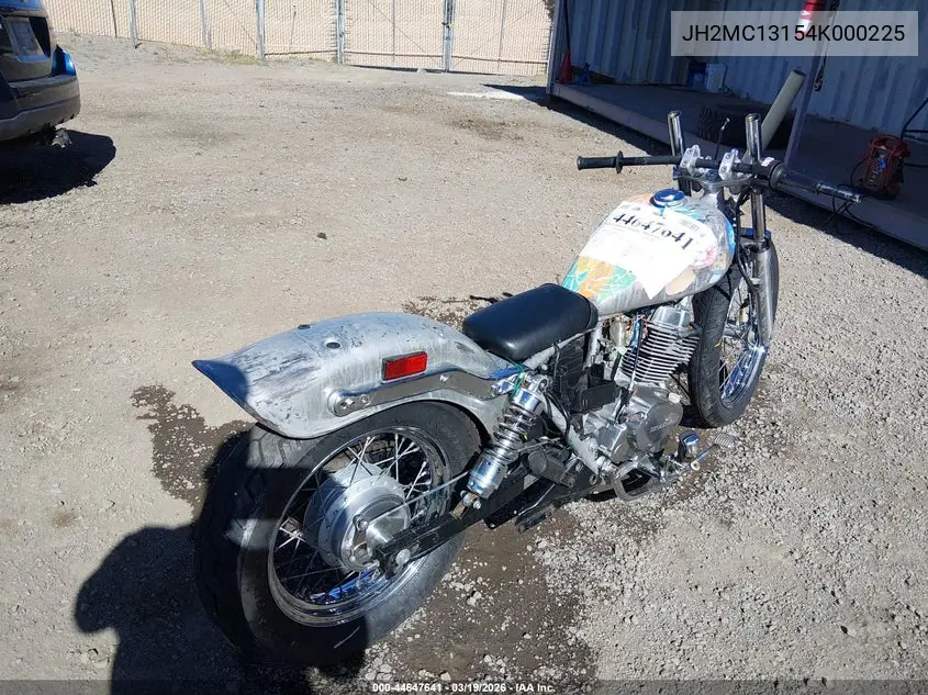 2004 Honda Cmx250 C VIN: JH2MC13154K000225 Lot: 44647641