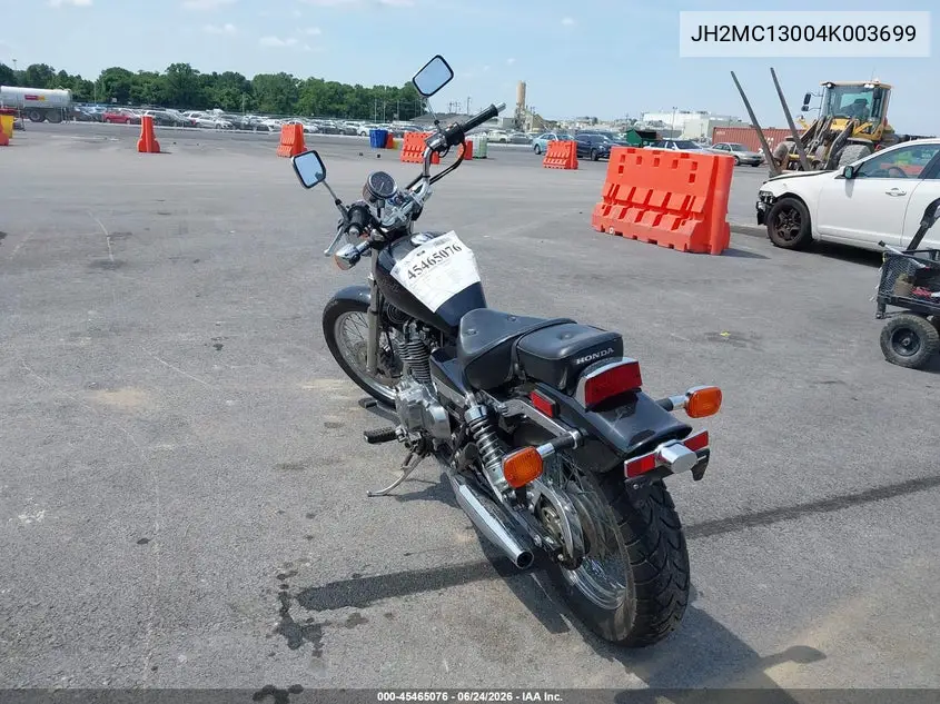 2004 Honda Cmx250 C VIN: JH2MC13004K003699 Lot: 45465076