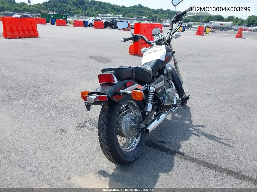 2004 Honda Cmx250 C VIN: JH2MC13004K003699 Lot: 45465076
