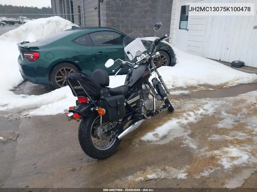 2005 Honda Cmx250 C VIN: JH2MC13075K100478 Lot: 44521668