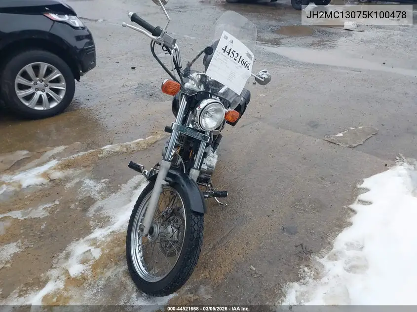 2005 Honda Cmx250 C VIN: JH2MC13075K100478 Lot: 44521668