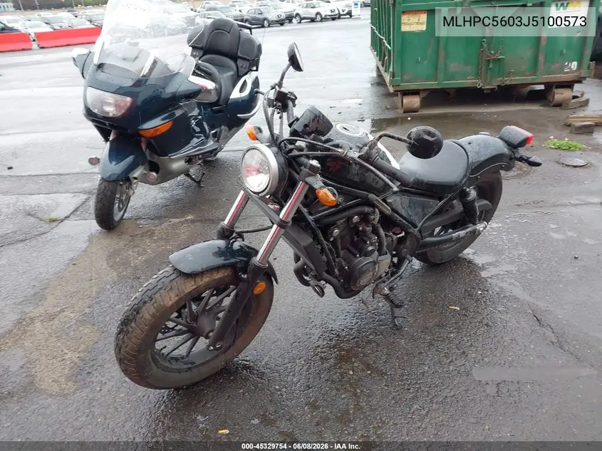 2018 Honda Cmx500 VIN: MLHPC5603J5100573 Lot: 45329754