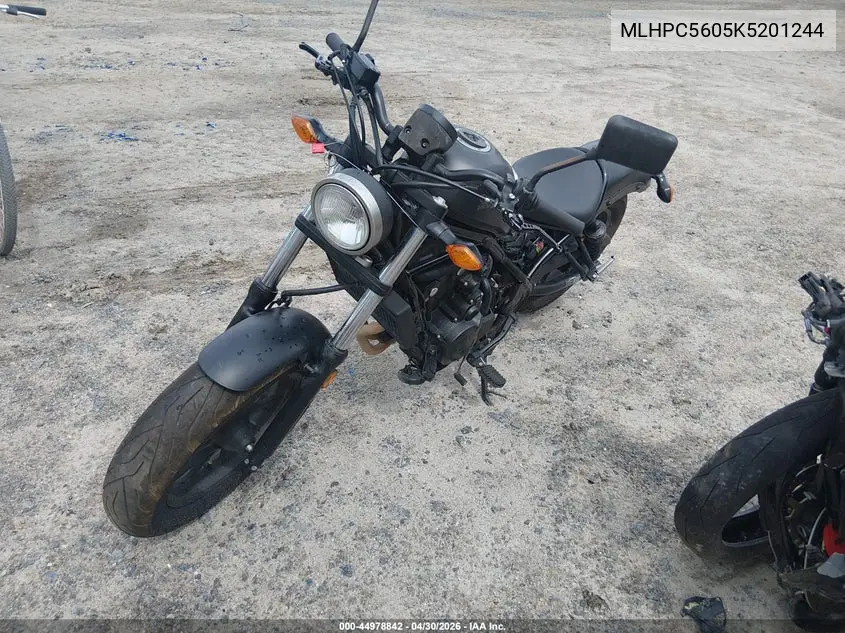 2019 Honda Cmx500 VIN: MLHPC5605K5201244 Lot: 44978842