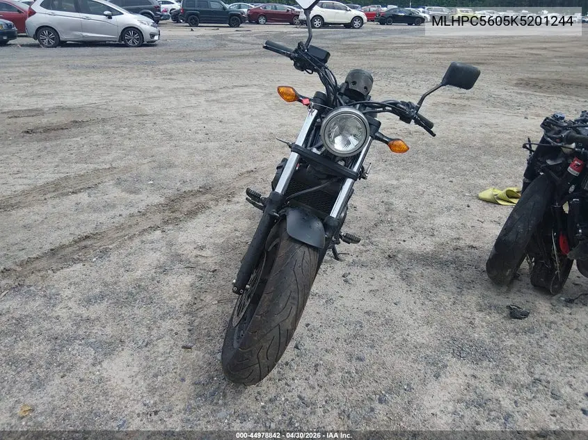 2019 Honda Cmx500 VIN: MLHPC5605K5201244 Lot: 44978842