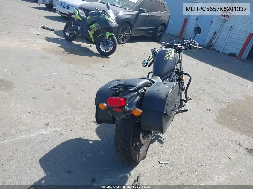 2019 Honda Cmx500 A VIN: MLHPC5657K5201337 Lot: 45277240