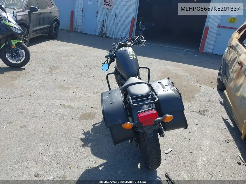 2019 Honda Cmx500 A VIN: MLHPC5657K5201337 Lot: 45277240