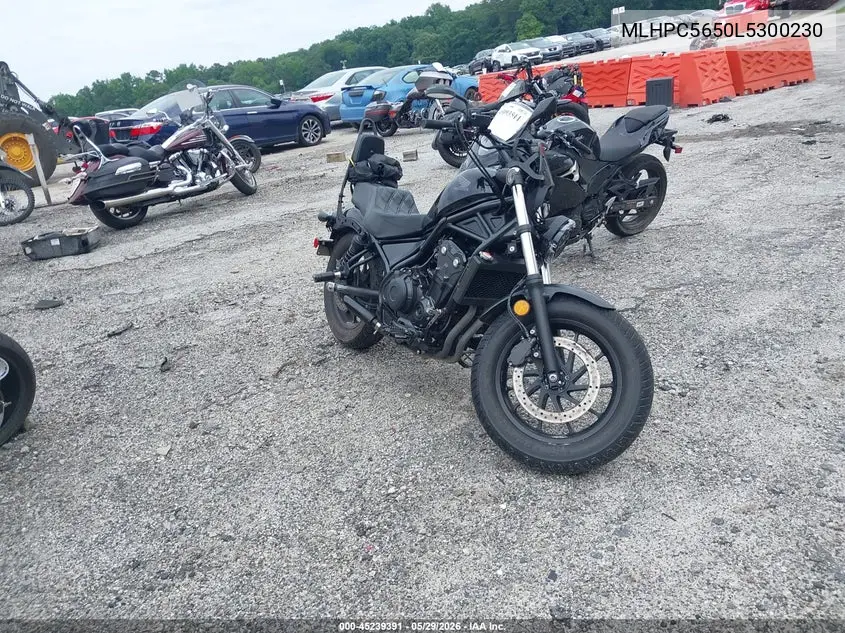 2020 Honda Cmx500 A VIN: MLHPC5650L5300230 Lot: 45239391