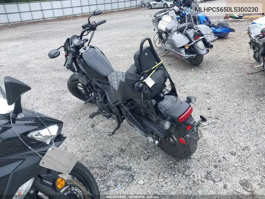 2020 Honda Cmx500 A VIN: MLHPC5650L5300230 Lot: 45239391