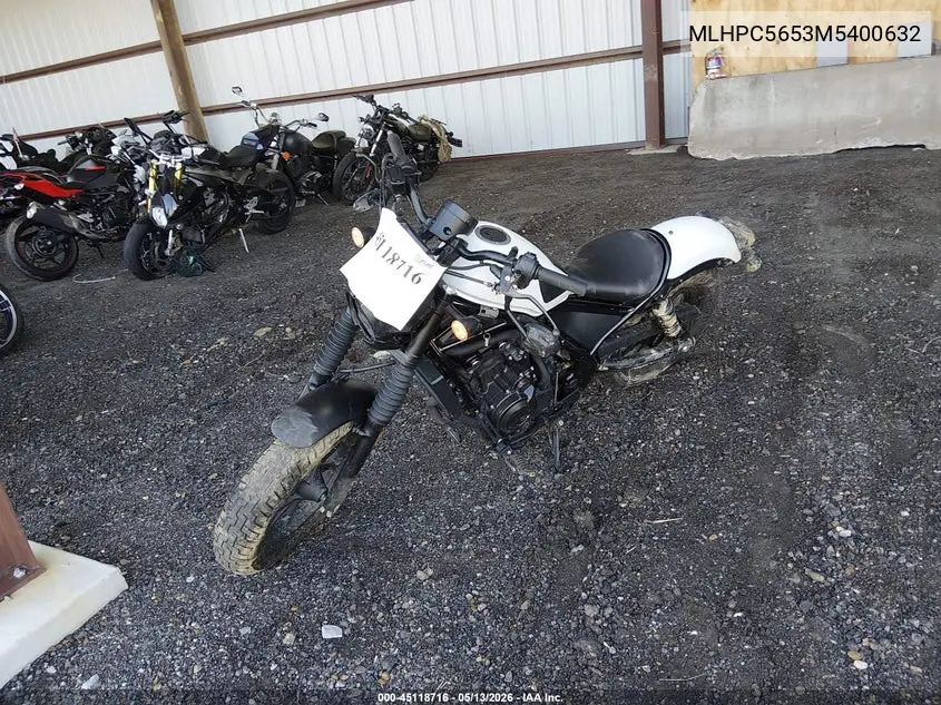 2021 Honda Cmx500 A VIN: MLHPC5653M5400632 Lot: 45118716