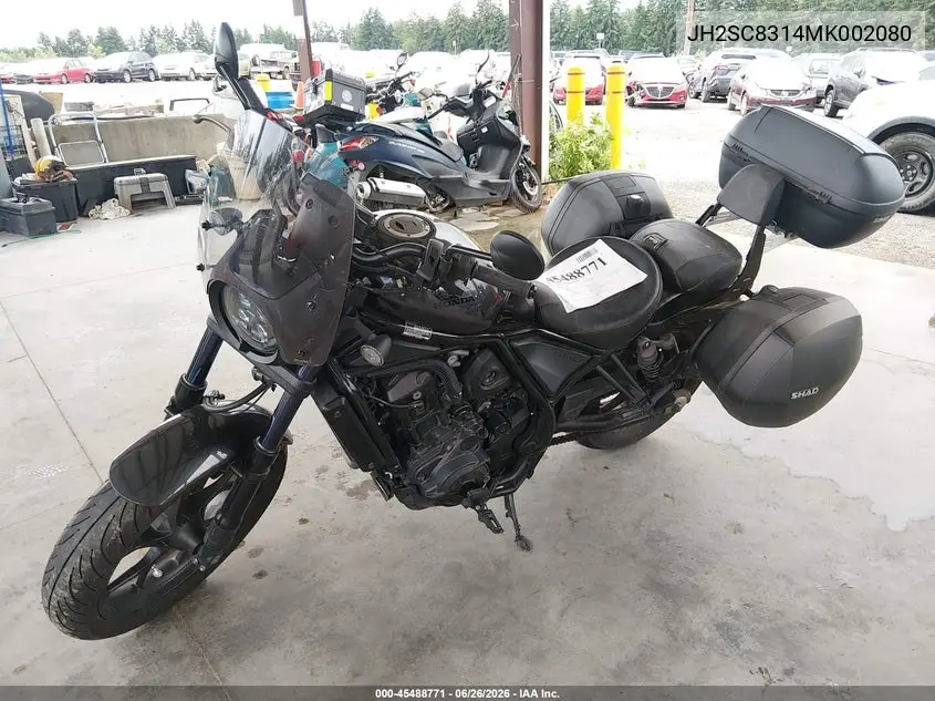 2021 Honda Cmx1100 D VIN: JH2SC8314MK002080 Lot: 45488771
