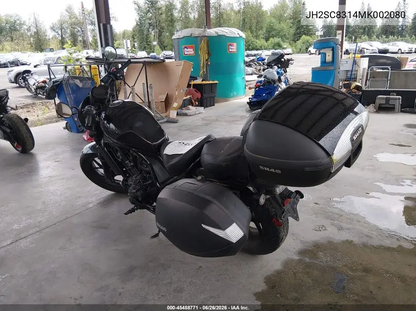 2021 Honda Cmx1100 D VIN: JH2SC8314MK002080 Lot: 45488771