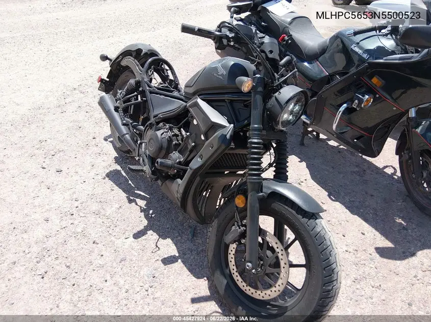 2022 Honda Cmx500 A VIN: MLHPC5653N5500523 Lot: 45427924