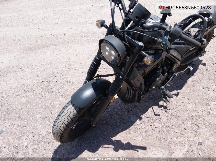 2022 Honda Cmx500 A VIN: MLHPC5653N5500523 Lot: 45427924