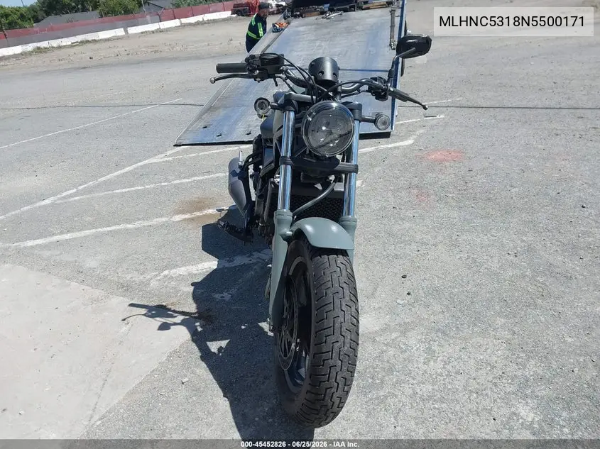 2022 Honda Cmx300 VIN: MLHNC5318N5500171 Lot: 45452826