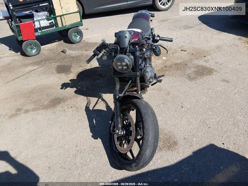 2022 Honda Cmx1100 A VIN: JH2SC830XNK100409 Lot: 45501889