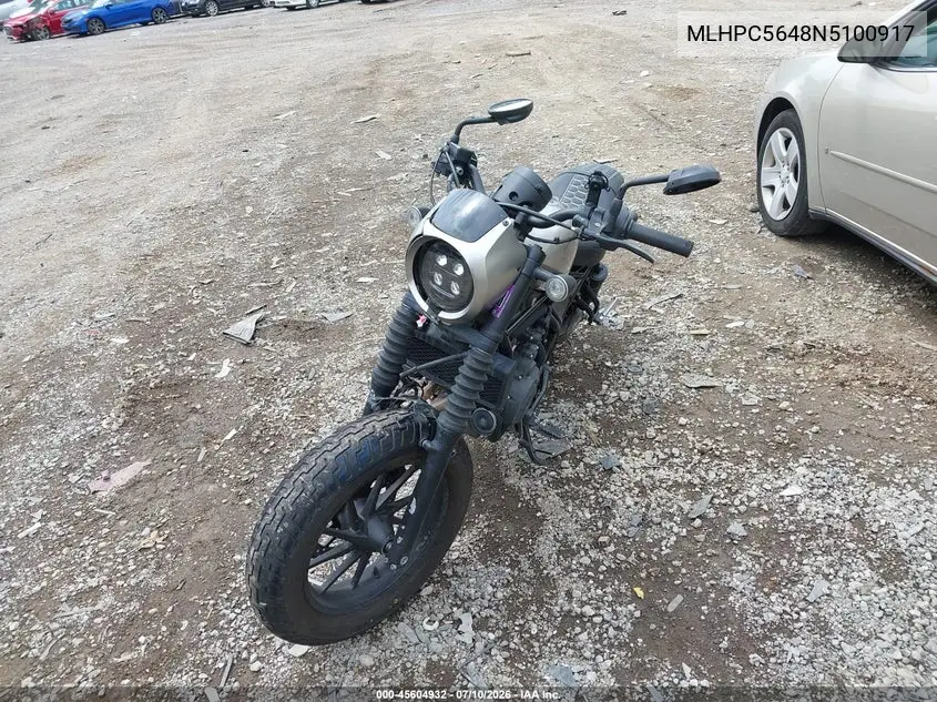 2022 Honda Cmx500 A2 VIN: MLHPC5648N5100917 Lot: 45604932