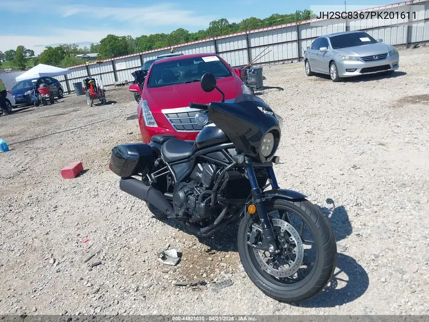 2023 Honda Cmx1100 T VIN: JH2SC8367PK201611 Lot: 44921030