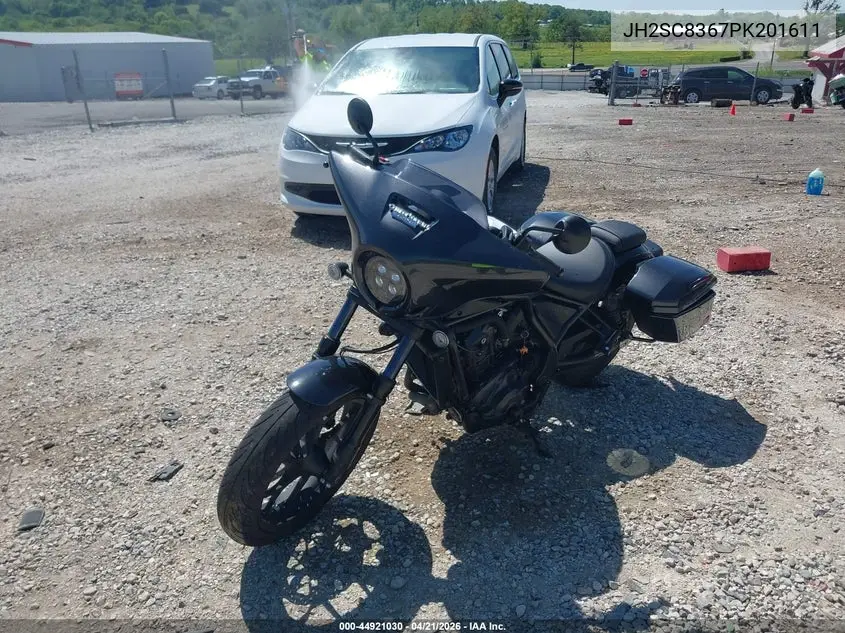 2023 Honda Cmx1100 T VIN: JH2SC8367PK201611 Lot: 44921030