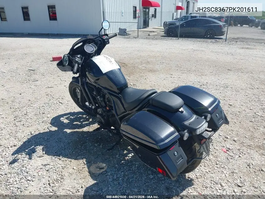 2023 Honda Cmx1100 T VIN: JH2SC8367PK201611 Lot: 44921030