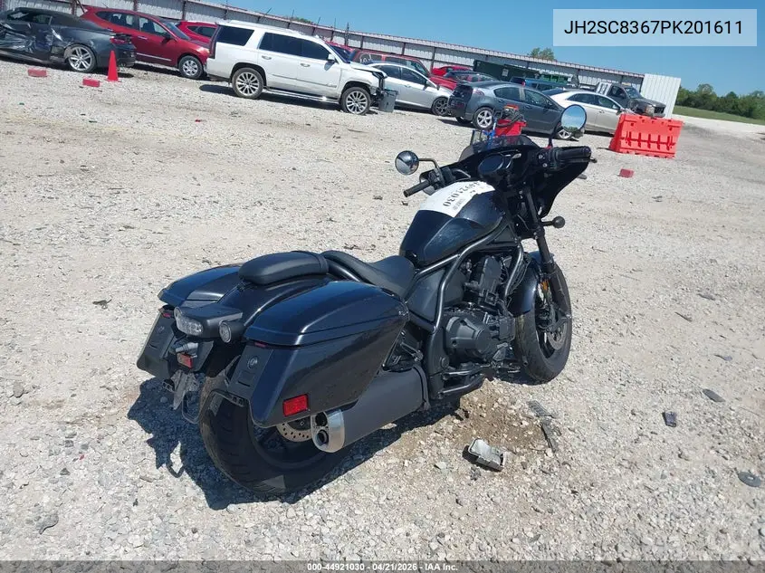 2023 Honda Cmx1100 T VIN: JH2SC8367PK201611 Lot: 44921030