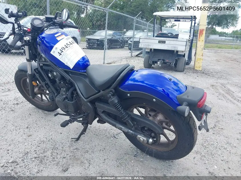 2023 Honda Cmx500 A VIN: MLHPC5652P5601409 Lot: 44945441
