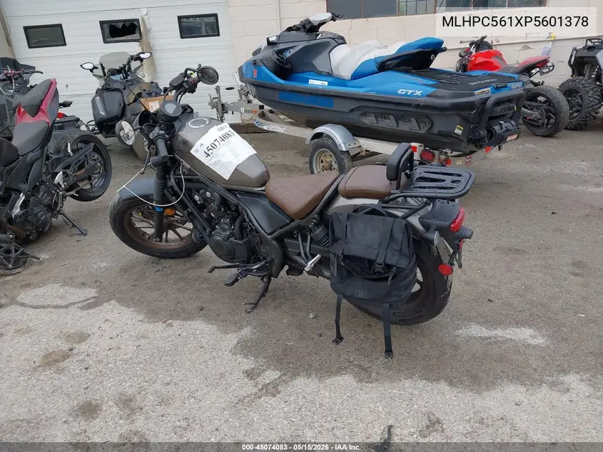 2023 Honda Cmx500 VIN: MLHPC561XP5601378 Lot: 45074083