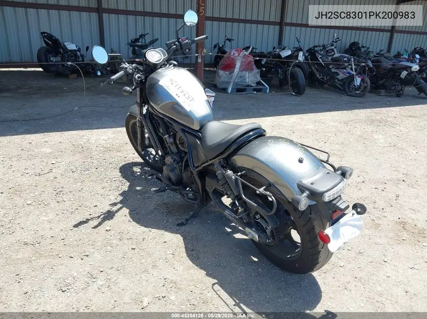 2023 Honda Cmx1100 A VIN: JH2SC8301PK200983 Lot: 45254126
