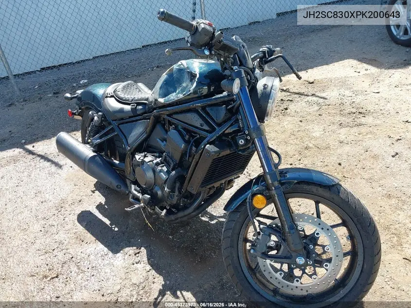 2023 Honda Cmx1100 A VIN: JH2SC830XPK200643 Lot: 45373973