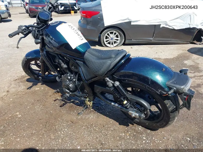 2023 Honda Cmx1100 A VIN: JH2SC830XPK200643 Lot: 45373973
