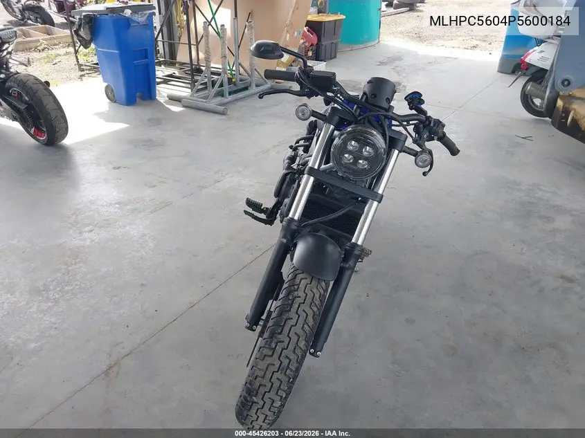 2023 Honda Cmx500 VIN: MLHPC5604P5600184 Lot: 45426203