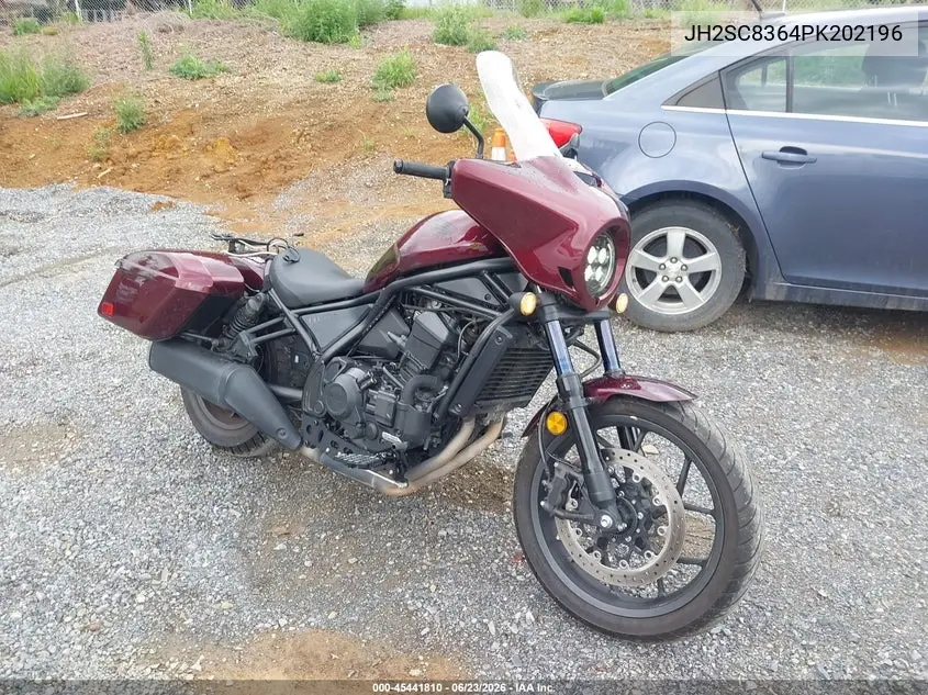 2023 Honda Cmx1100 T VIN: JH2SC8364PK202196 Lot: 45441810