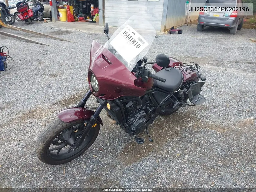 2023 Honda Cmx1100 T VIN: JH2SC8364PK202196 Lot: 45441810